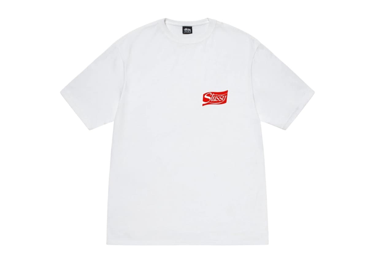 Stussy Soda Can Tee White