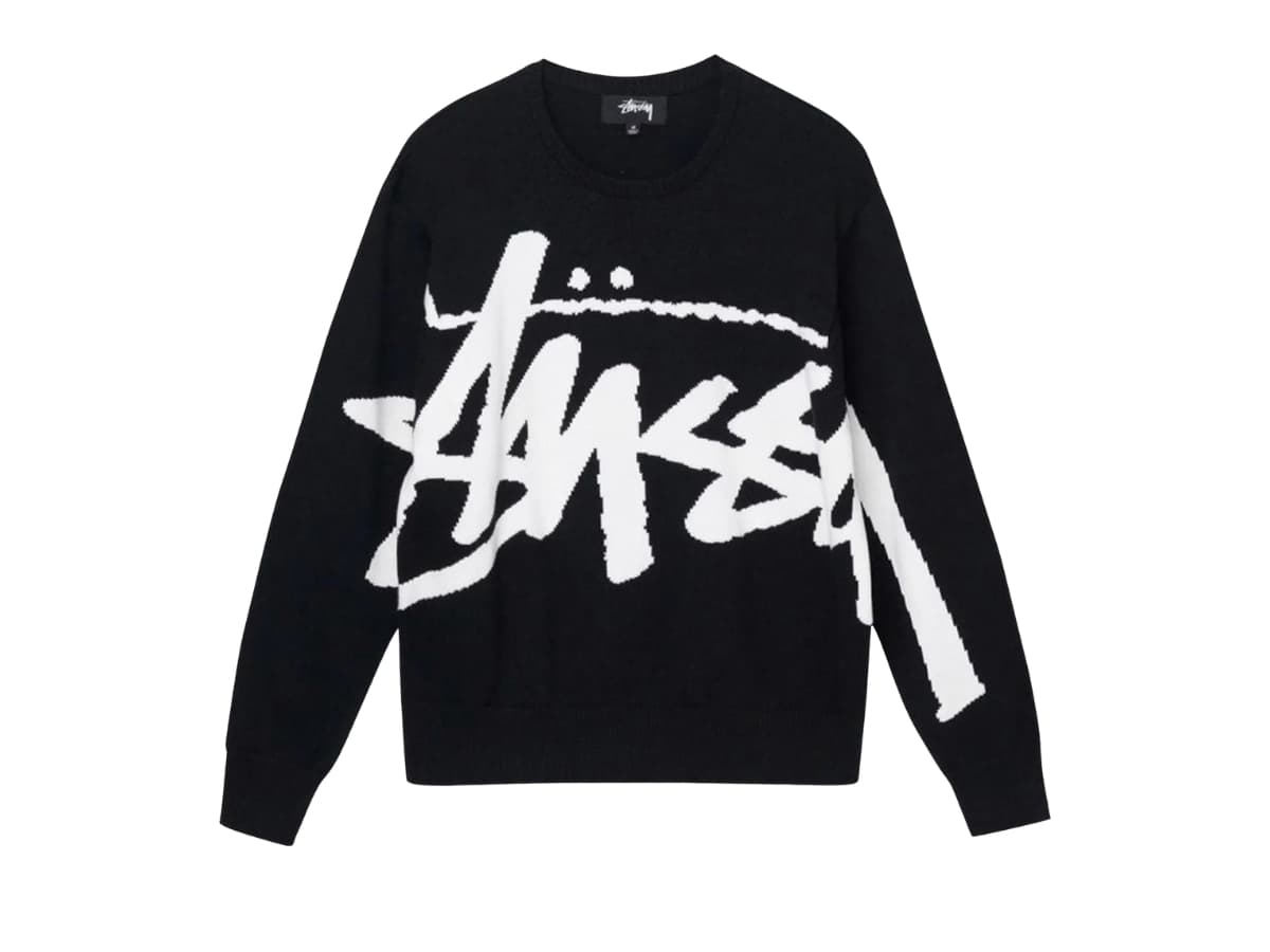 Stussy Stock Sweater Black