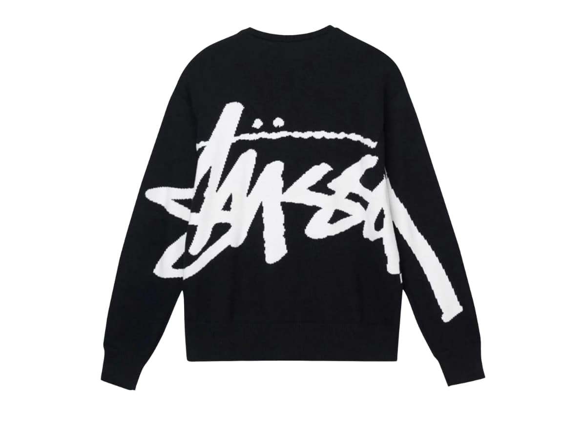 Stussy Stock Sweater Black