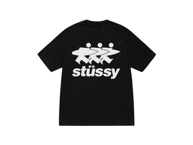 Stussy Stussy Surfwalk Tee Black - view 2