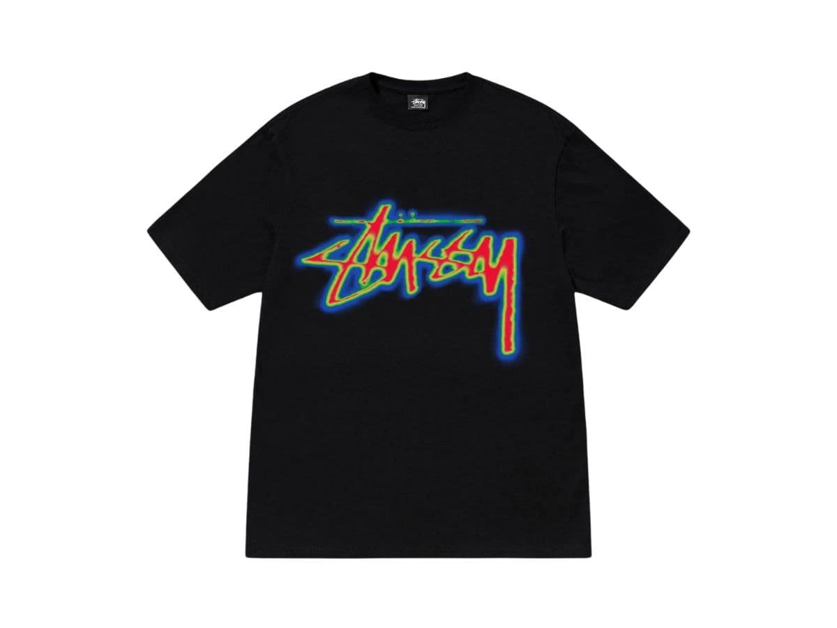 Stussy Thermal Stock Tee Black