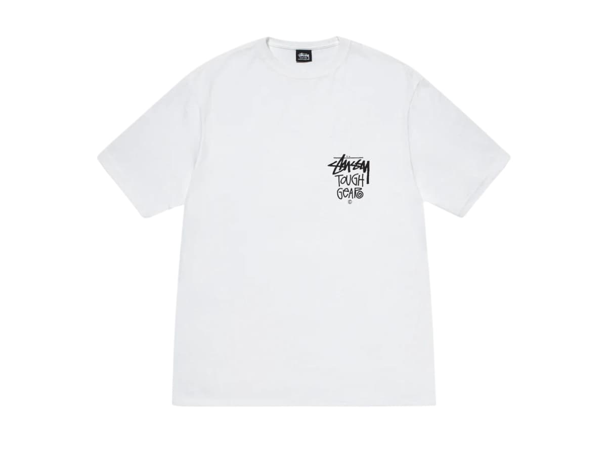 Stussy Tough Gear Tee White