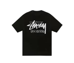 Buy Stussy Vancouver Tee Black at Sasom – Authentic and Ready to Ship