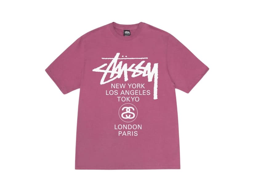 Stussy Stussy World Tour Tee Berry