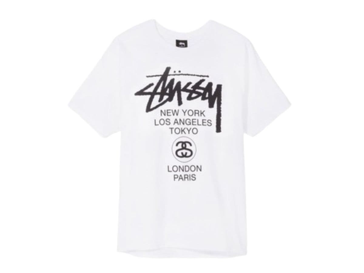 STUSSY World Tour Tee White