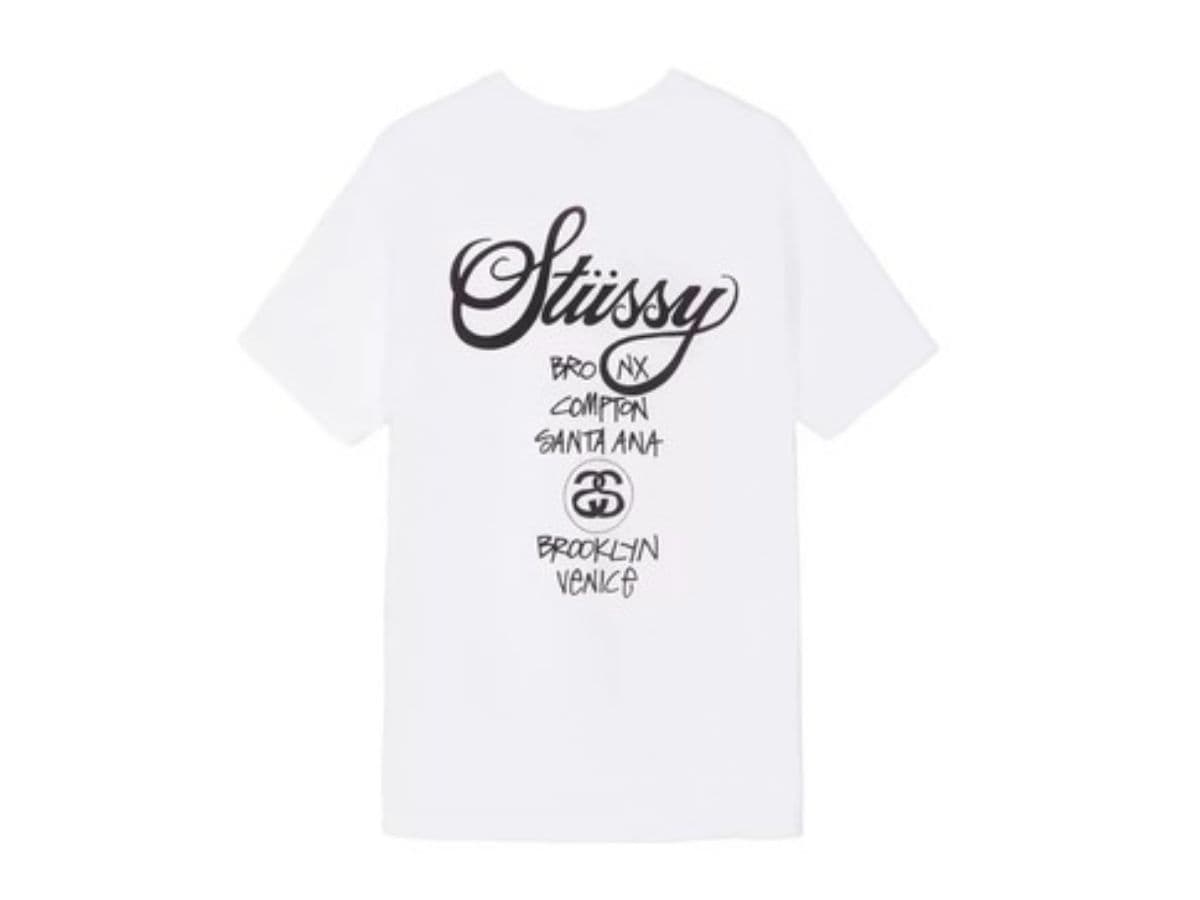 STUSSY World Tour Tee White