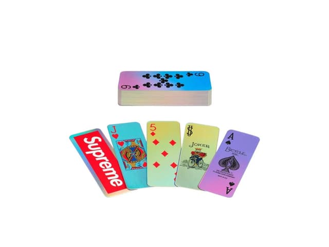 Supreme Supreme Bicycle Holographic Slice Cards - view 2
