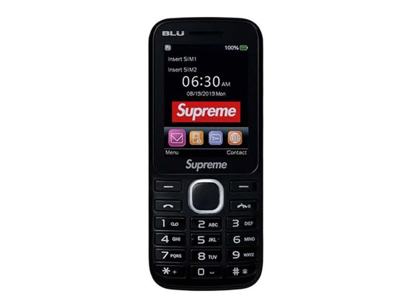 Supreme Supreme BLU Burner Phone Black