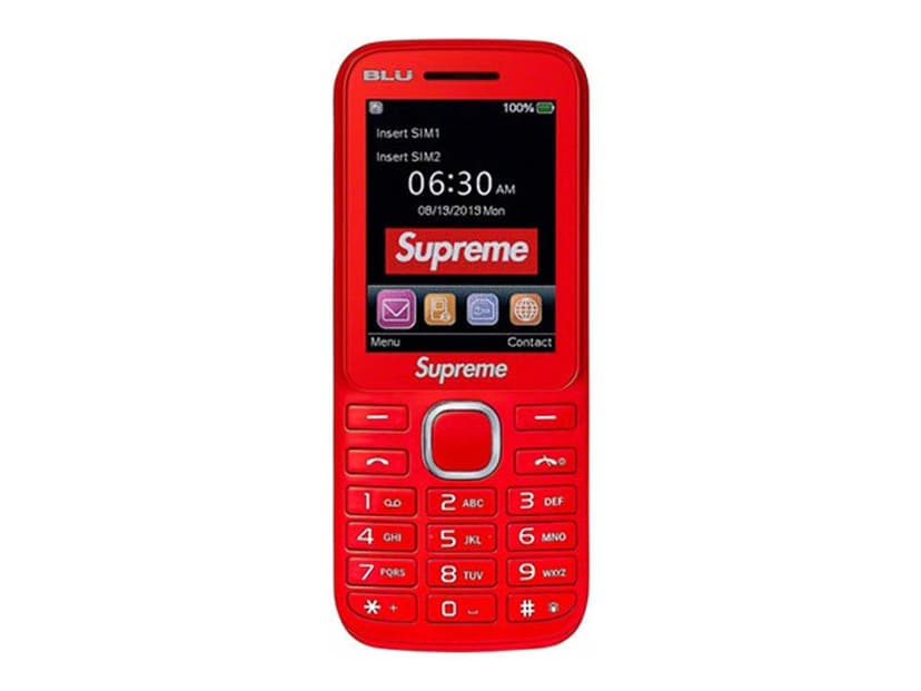 Supreme Supreme BLU Burner Phone Red