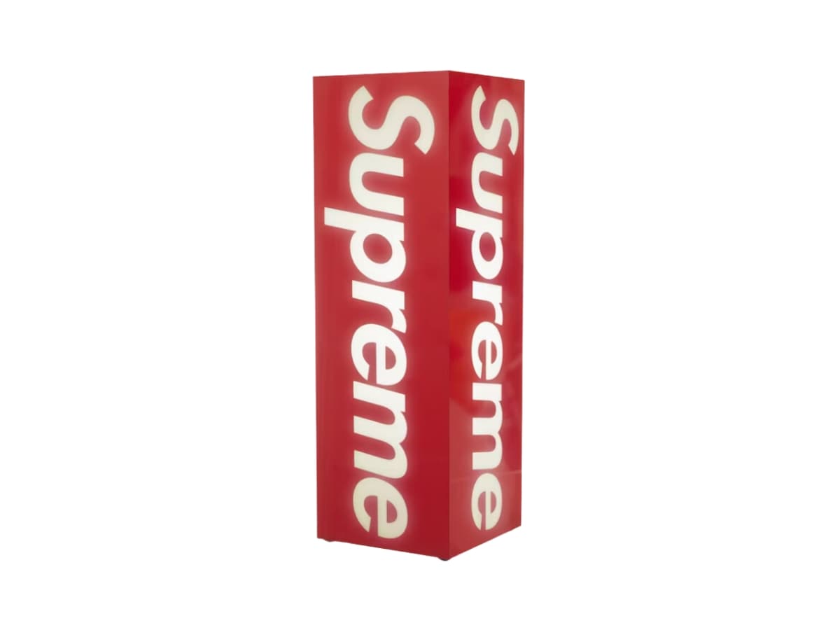 Supreme Box Logo Lamp Red