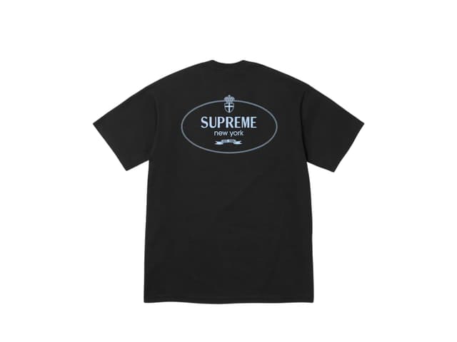 Supreme Supreme Crest Tee Black (FW24) - view 1