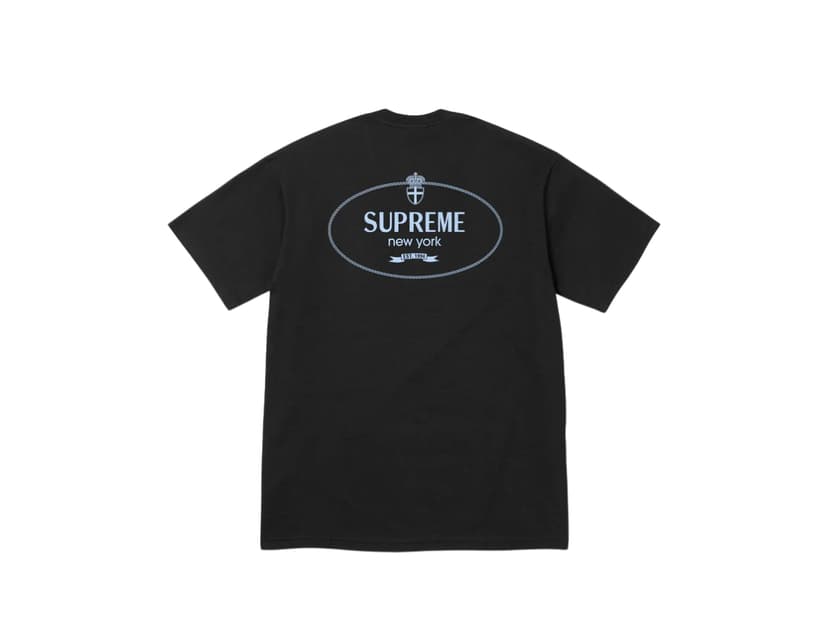 Supreme Supreme Crest Tee Black (FW24)