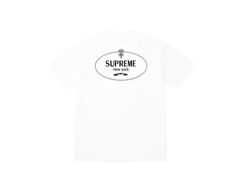 Supreme Supreme Crest Tee White (FW24)