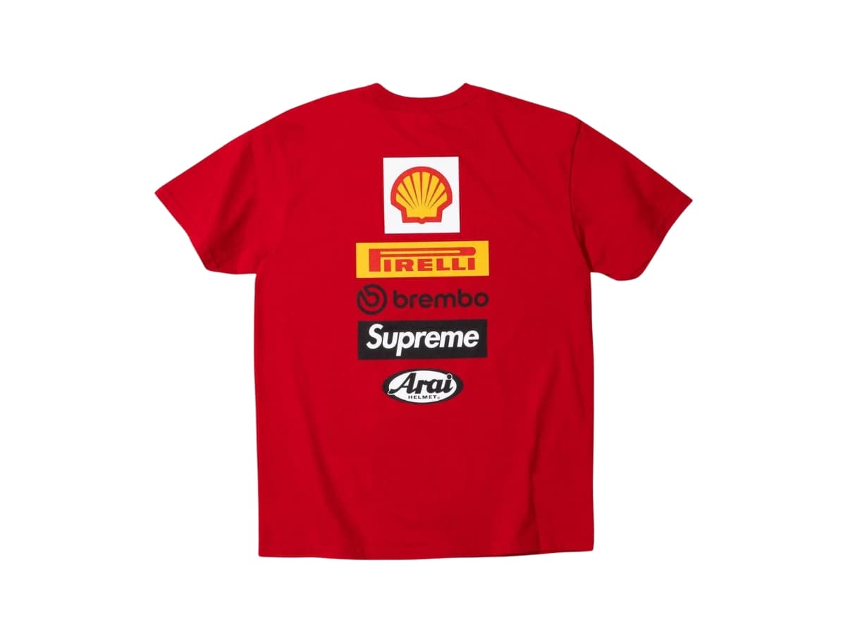 Supreme Ducati Logo Tee Red