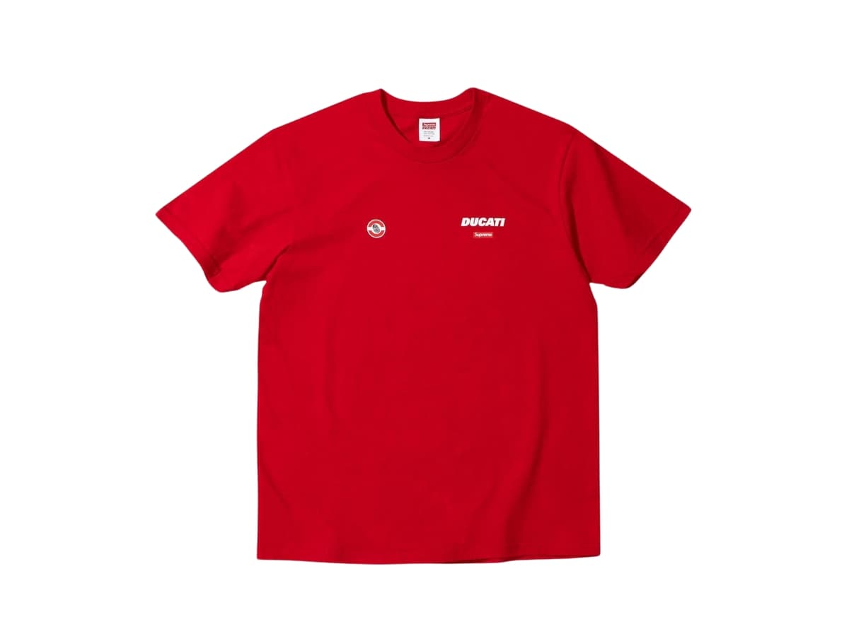 Supreme Ducati Logo Tee Red