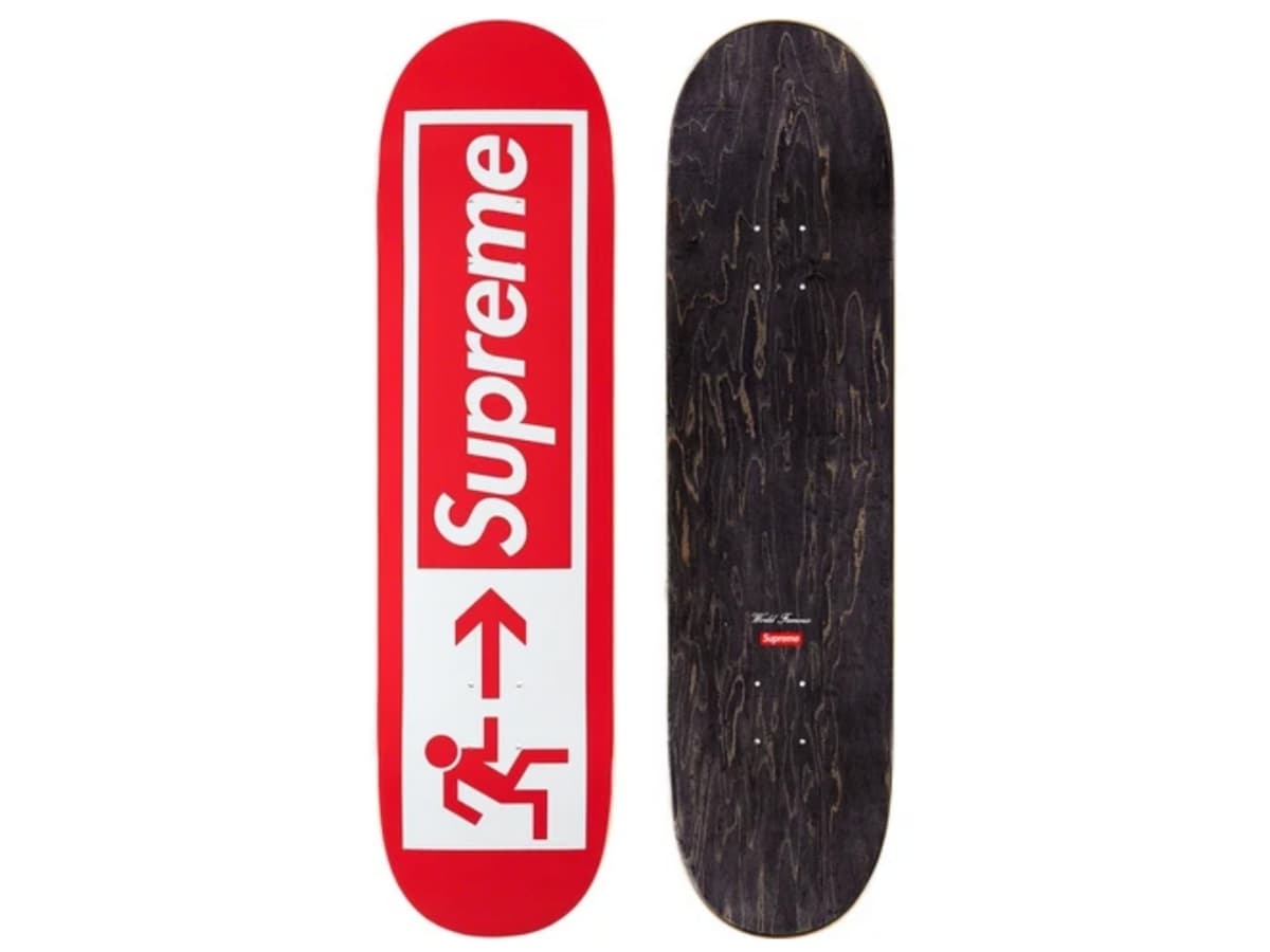 Supreme Exit Skateboard Deck Red