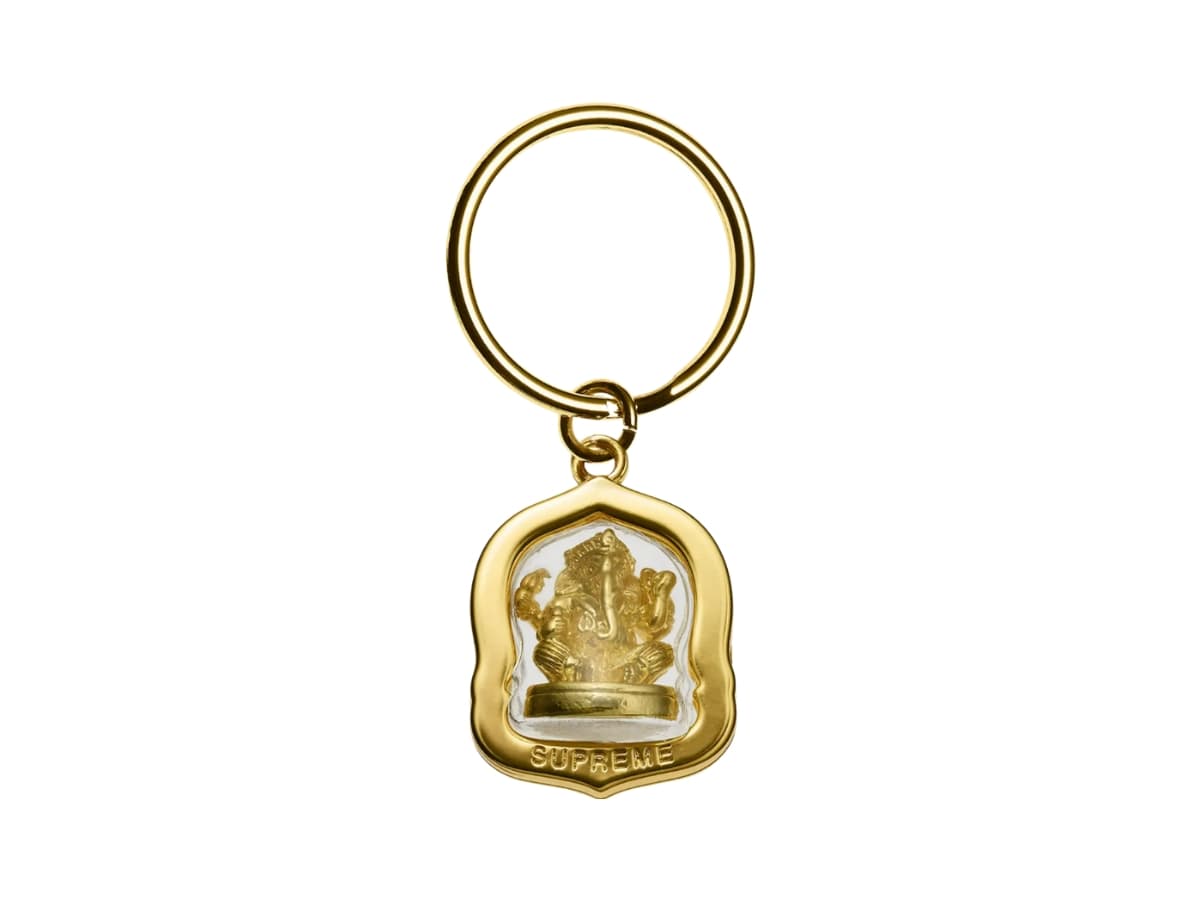 Supreme Ganesh Keychain Gold