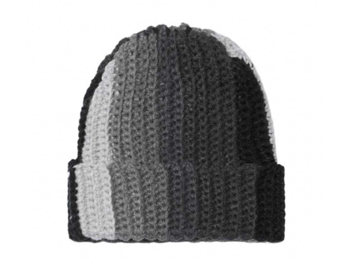 Supreme Gradient Crochet Beanie Black