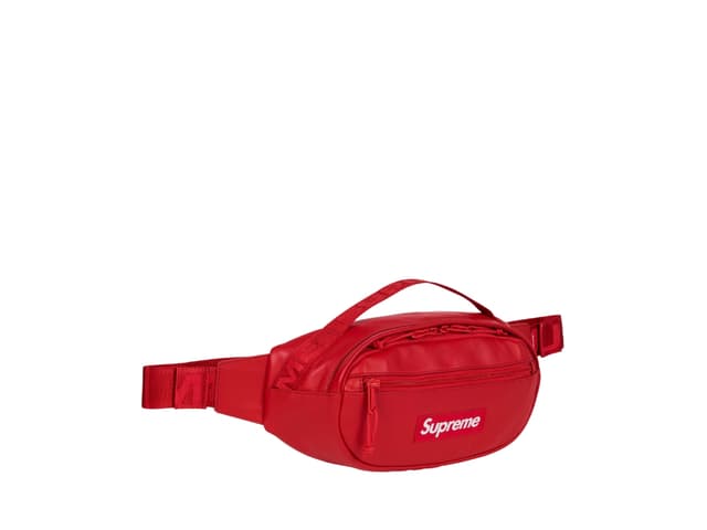 Supreme Supreme Leather Waist Bag Red (FW23) - view 3