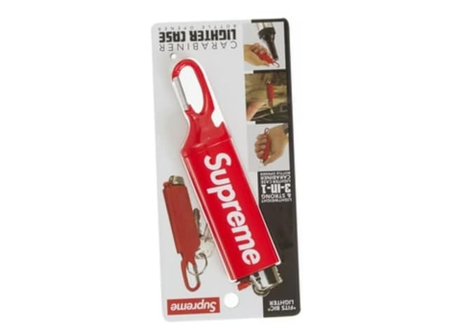 Supreme Supreme Lighter Case Carabiner Red - view 2