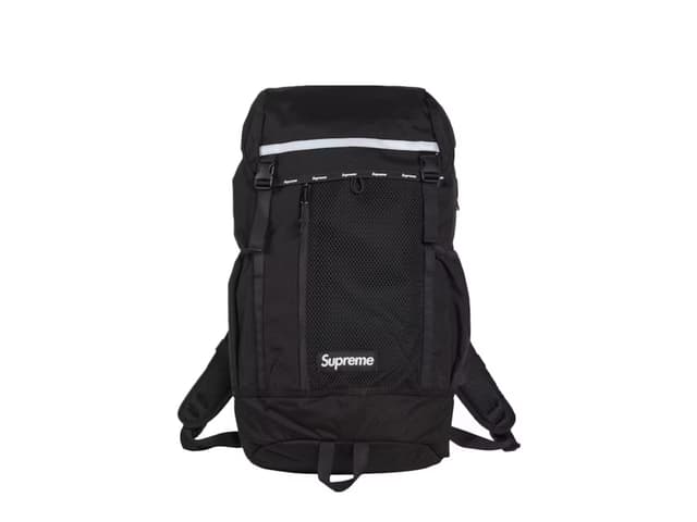 Supreme Supreme Logo Backpack Black (FW24) - view 1