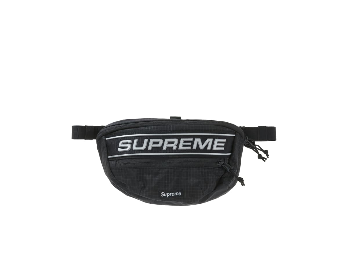 Supreme Logo Waist Bag Black