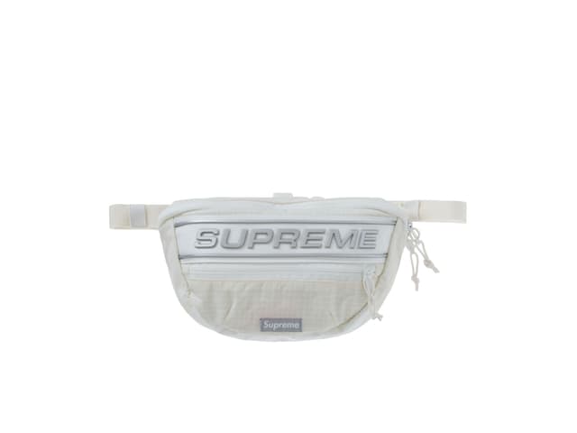 Supreme Supreme Logo Waist Bag White - view 1