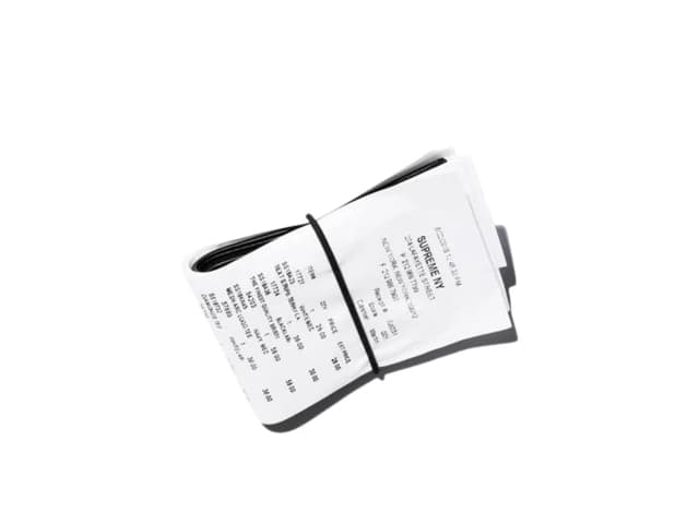 Supreme Supreme/MM6 Maison Margiela Receipt Wallet White (SS24) - view 2
