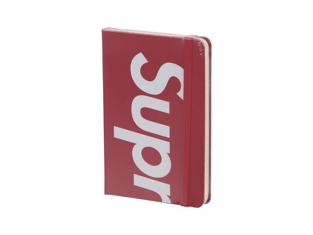 Supreme Moleskin Notebook Small Red