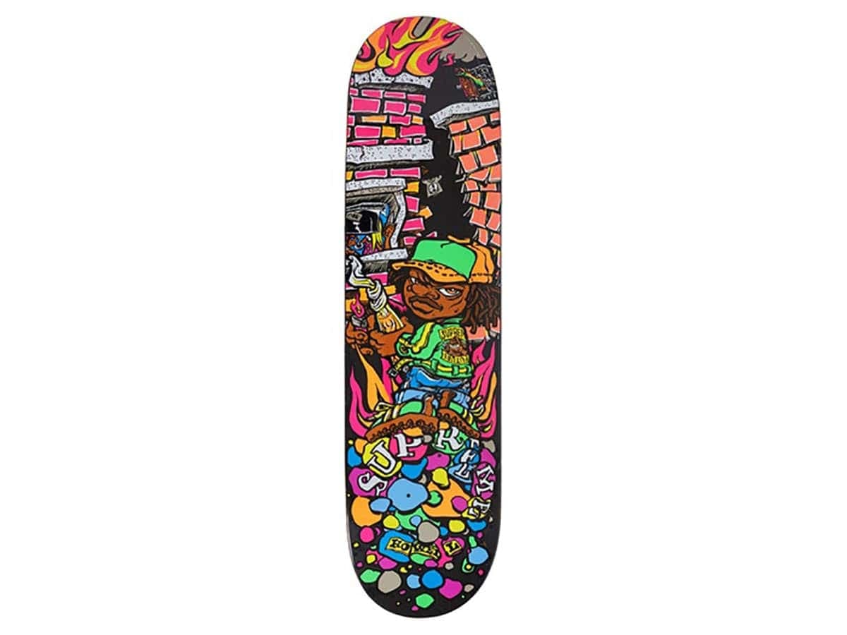 Supreme Molotov Kid Skateboard Deck Black