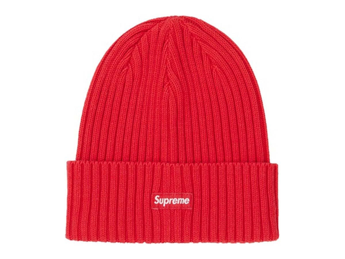 Supreme Overdyed Beanie Red