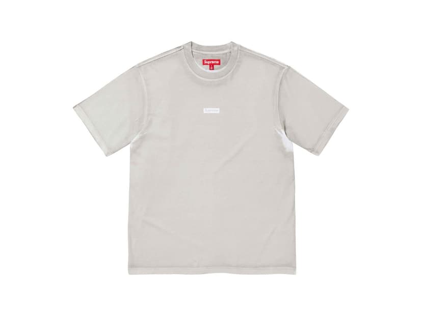 Supreme Supreme Overprint Small Box S/S Top Grey (SS24)