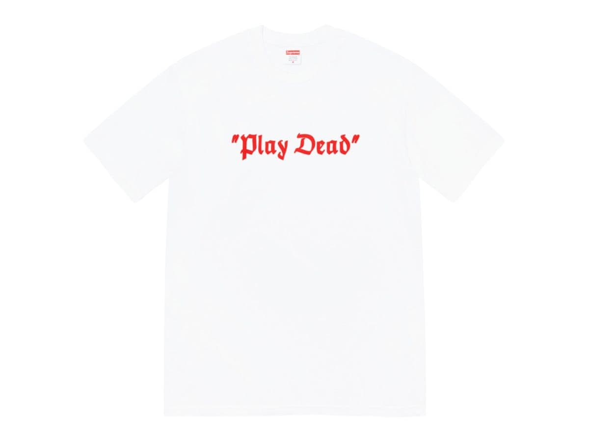 Supreme Play Dead Tee White