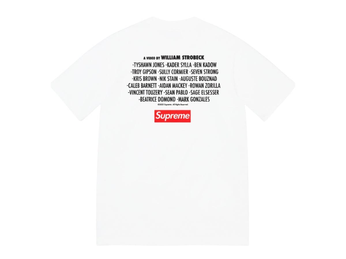 Supreme Play Dead Tee White