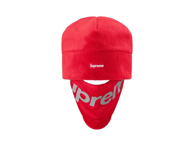 Supreme Supreme Polartec Facemask Beanie Red - view 1
