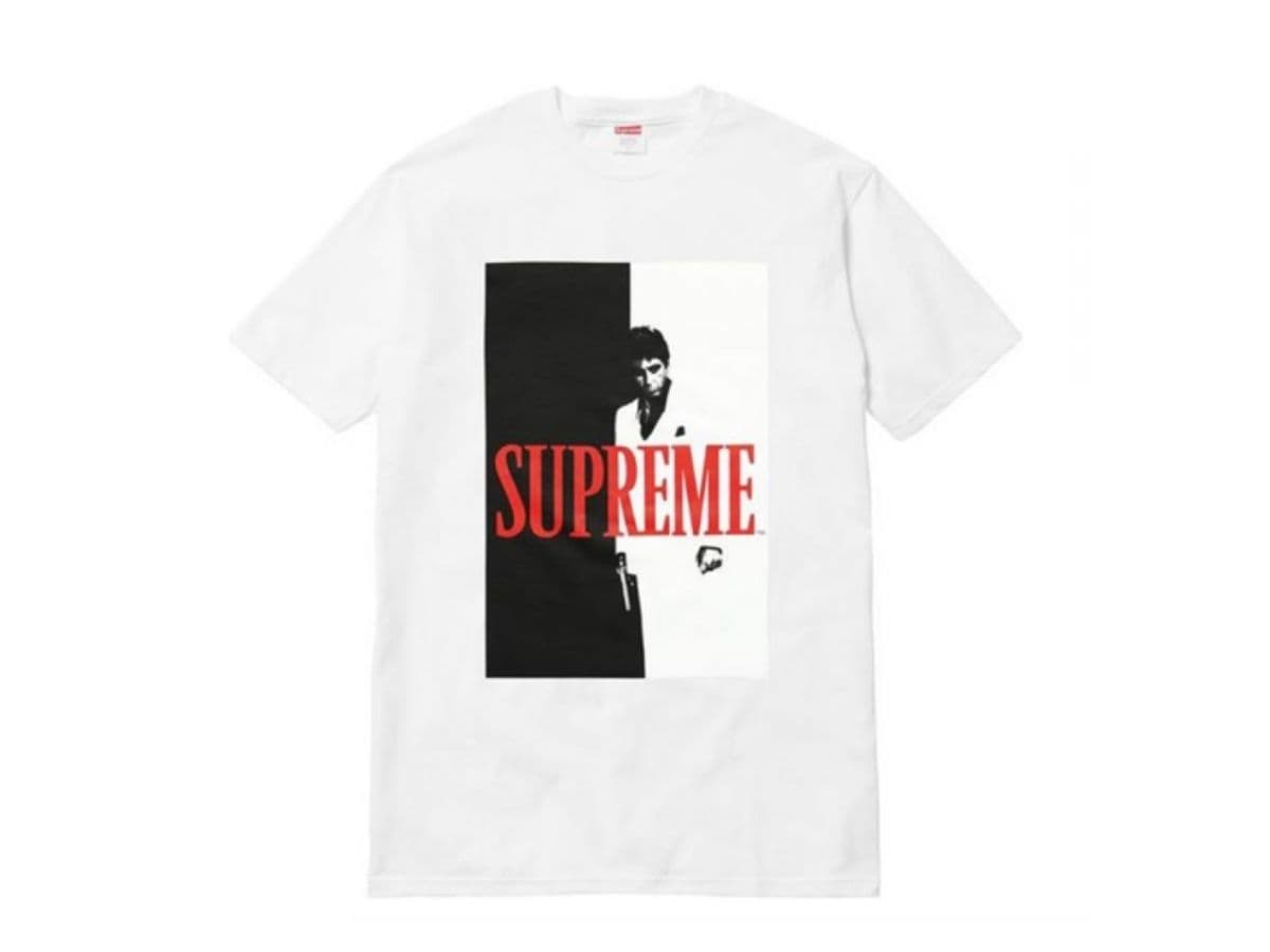 Supreme Scarface Split Tee White