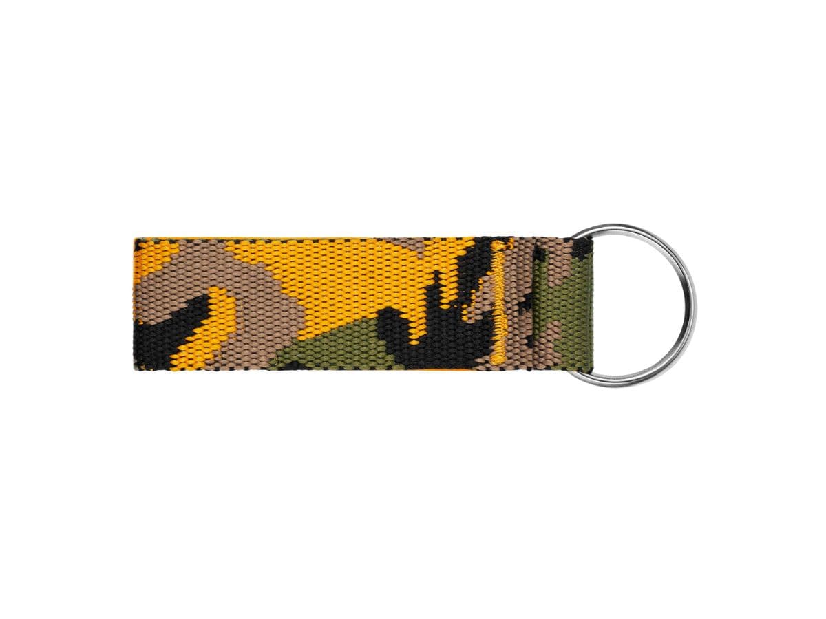 Supreme Webbing Keychain Yellow Camo