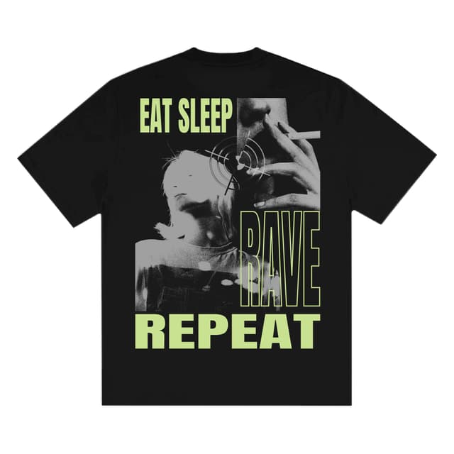 SURREAL SHIT Surreal Shit Raver Tee Black - view 1