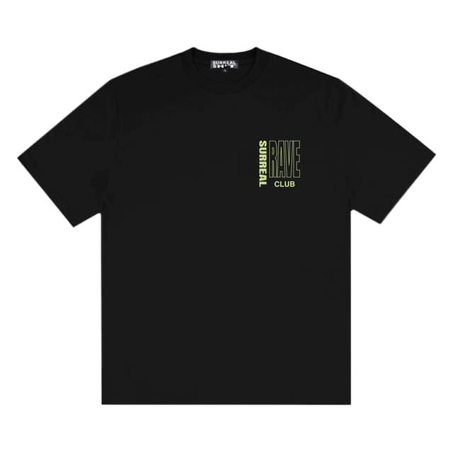 SURREAL SHIT Surreal Shit Raver Tee Black - view 2