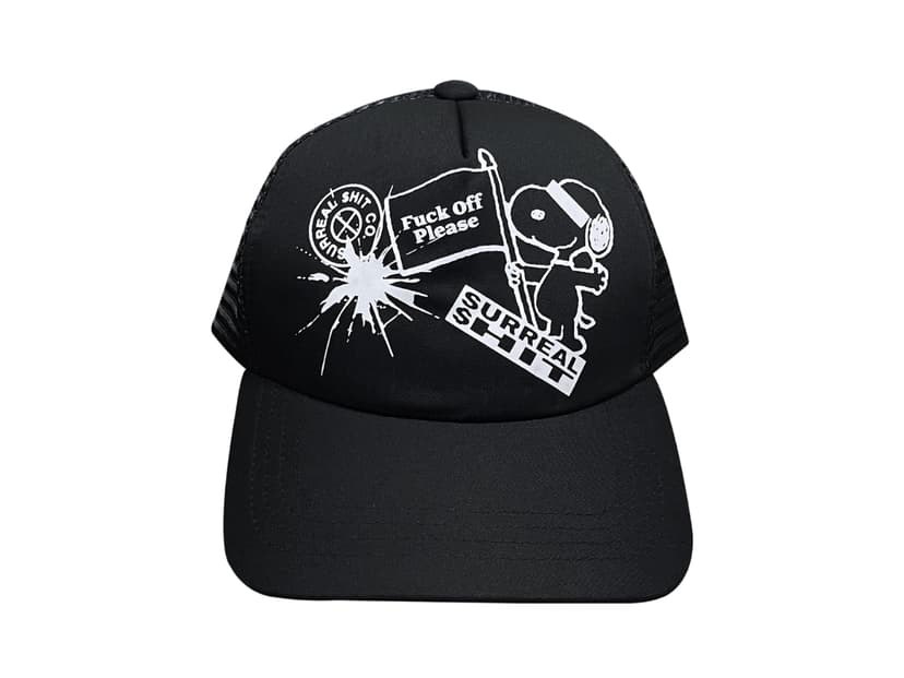 SURREAL SHIT Surreal Shit Riot Trucker Cap Black