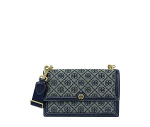 Buy Tory Burch T Monogram Jacquard Navy at Sasom – Authentic and Ready to Ship
