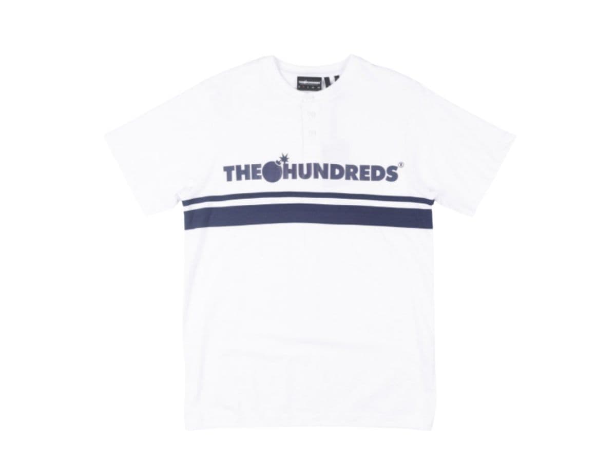 THE HUNDREDS Pacific Henley White