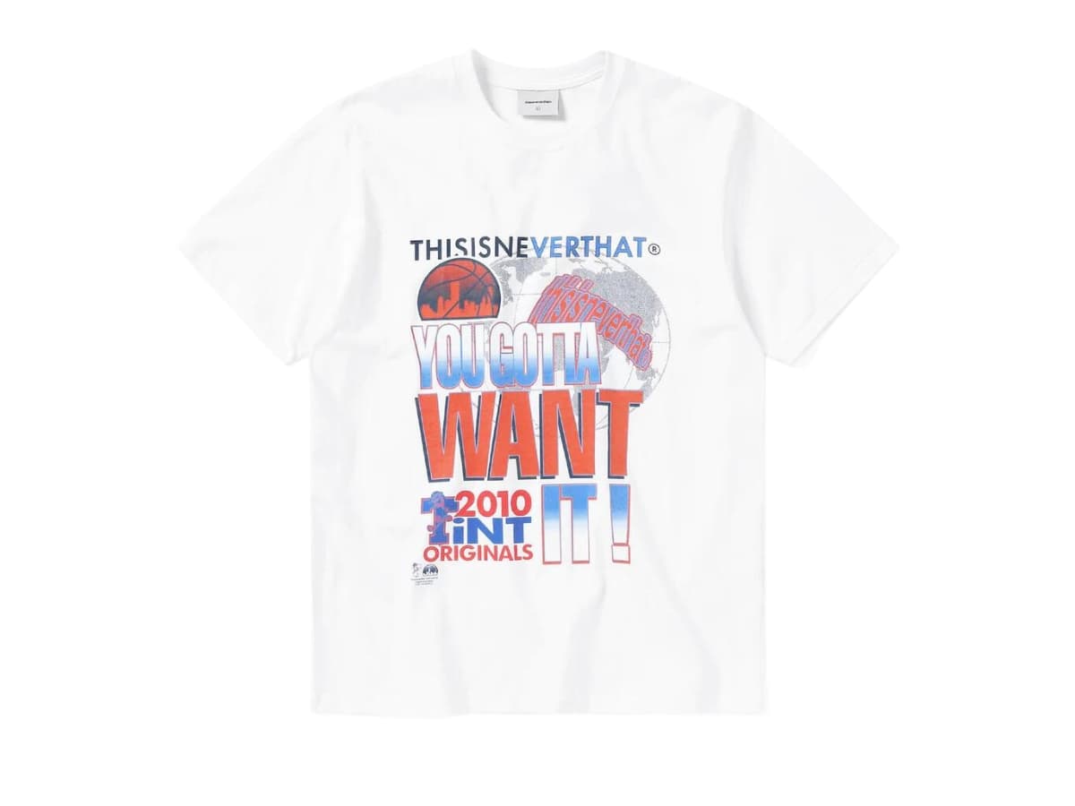 thisisneverthat WANT IT Tee White