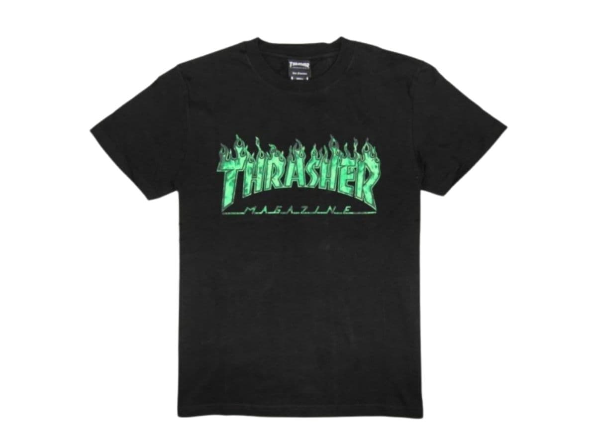 THRASHER GHOST FLAME Black