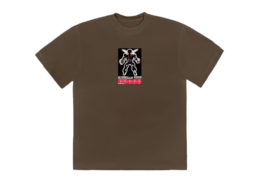 Travis Scott Travis Scott Blackout Tee Brown