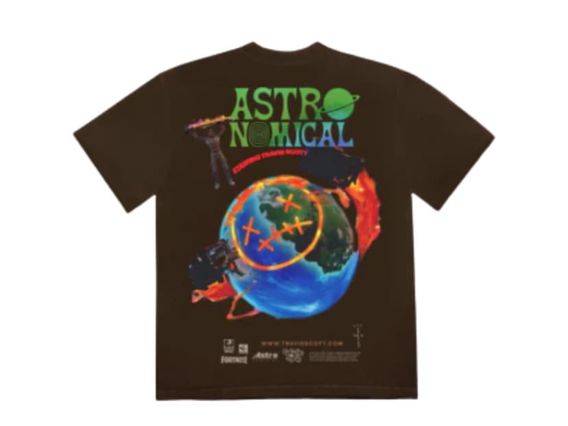Travis Scott Travis Scott The Scotts Sicko Event T-shirt Brown