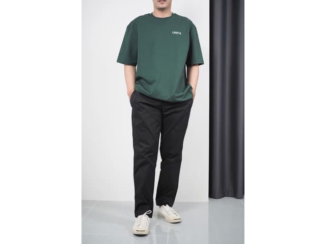 UNFIX UNFIX Chino Relax Pants Black - view 2
