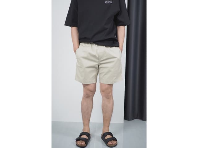 UNFIX UNFIX Chino Relax Shorts Cream - view 2