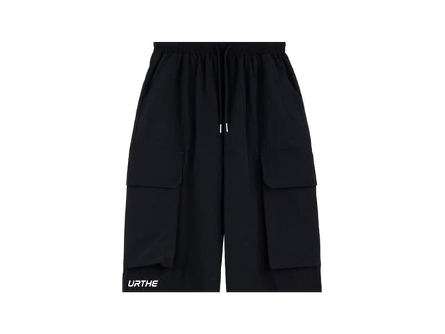 URTHE URTHE BB CARGO Pants Black - view 3