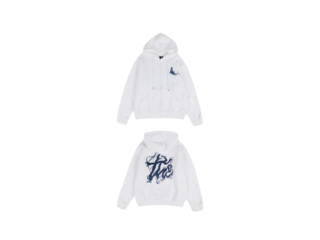 URTHE URTHE Hoodie DEEPER DARK White - view 3